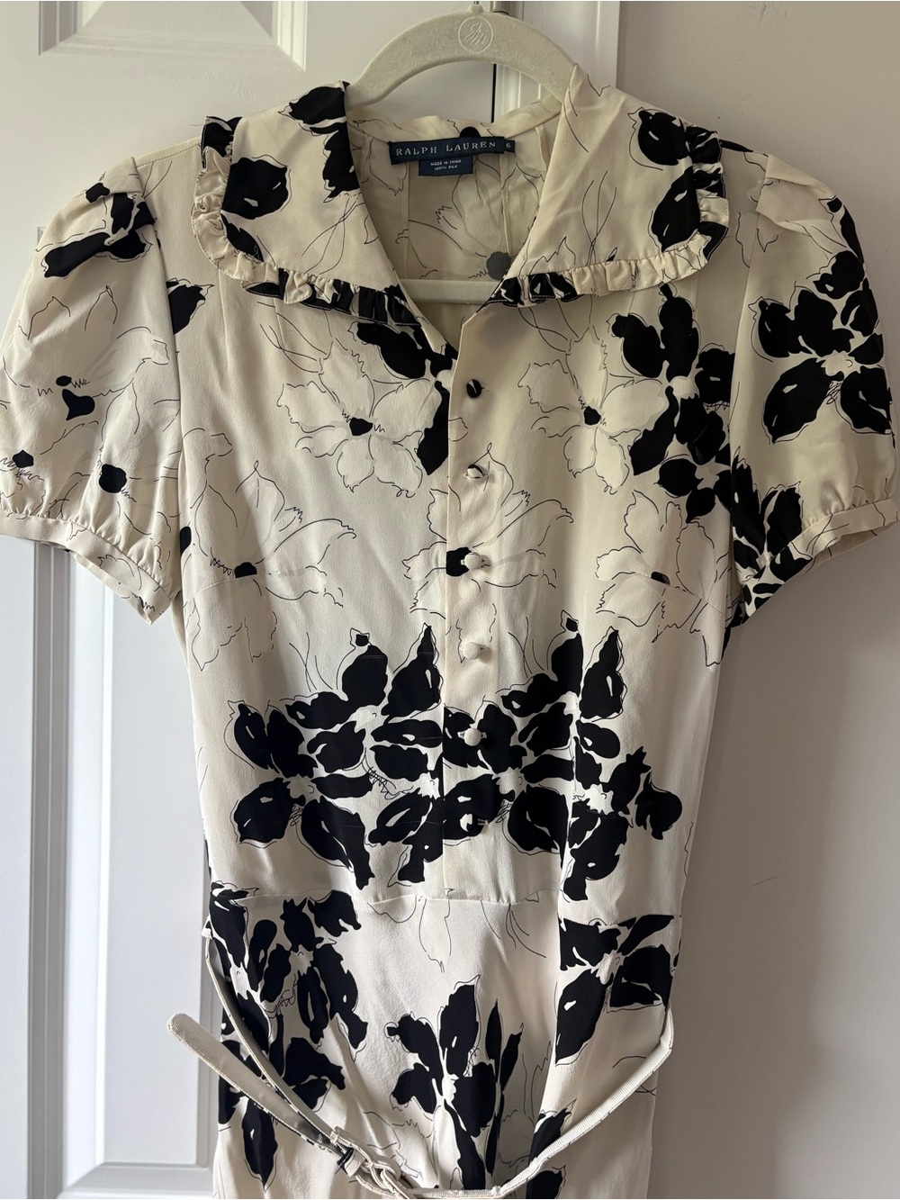 Ralph Lauren Blue Label Floral Silk Dress - Picture 6 of 8